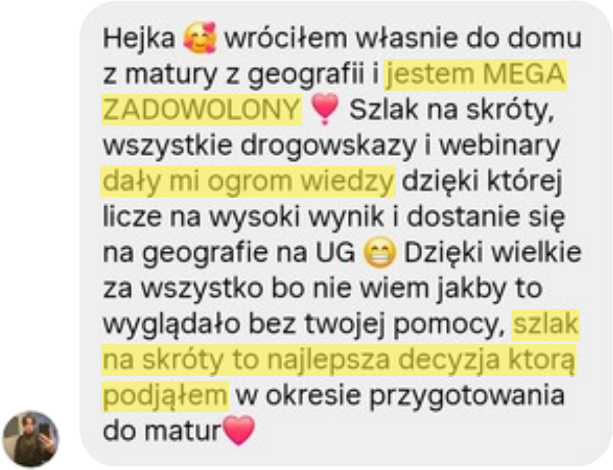 Opinia uczestnika Szlaku na Skróty 13